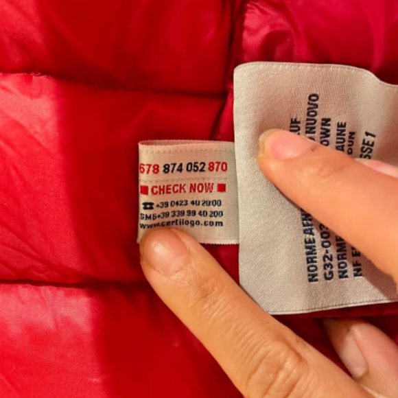 Hot Pink Moncler Lisette Down Coat Size 0 - Picture 9 of 11